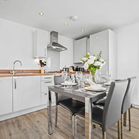 Apartment Luxury 2 Bed 2 Bath- City Centre - Netflix - Wifi - On-street Parking Birmingham